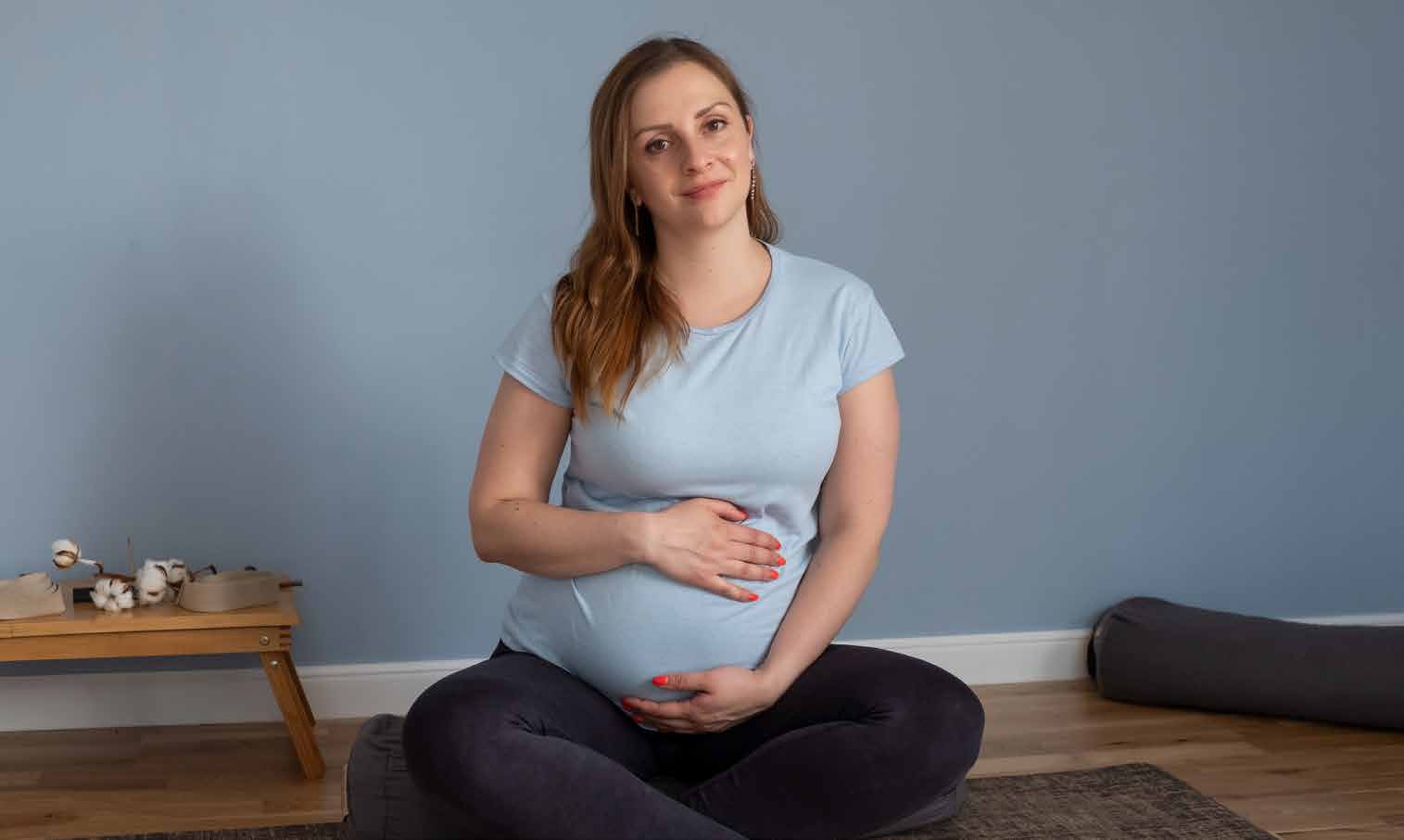 Pregnant mother receiving support through Nurse-Family Partnership